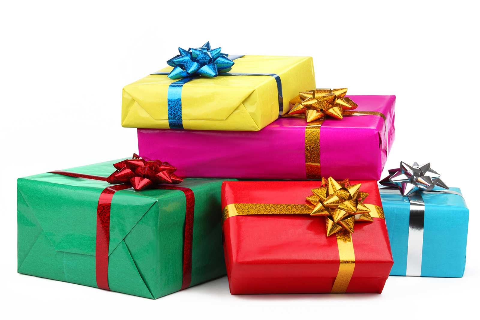 colorful gift boxes