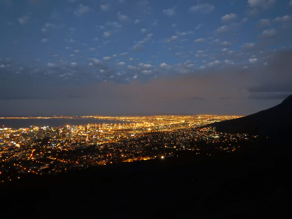 Cape Town at sunset